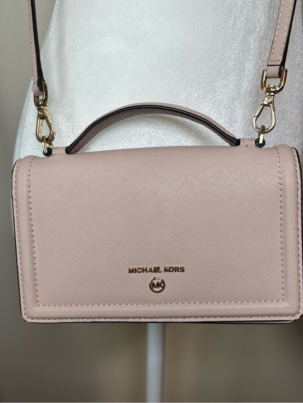Michael Kors Jet Set Charm Soft Pink Phone Crossbody Bag
